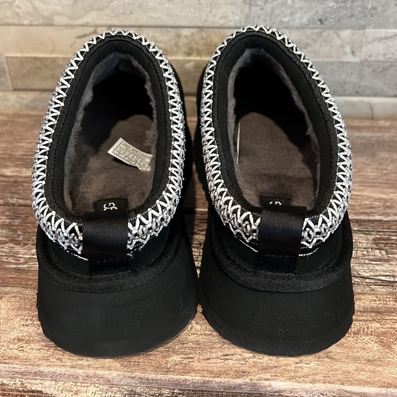 NEW UGG Tazz Platform Slipper Black Size 8 - Picture 4 of 10
